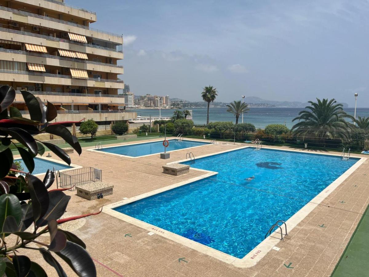 Calpe Apartamento 1A Linea De Playa Piscina Reformado Wifi Aire Zewnętrze zdjęcie